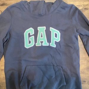 Gap Navy Blue Hooded Sweatshirt